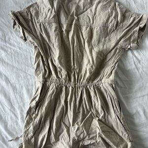 Abercrombie Linen Blend Short Romper XS